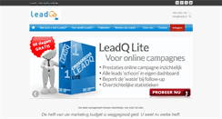 Desktop Screenshot of leadq.nl